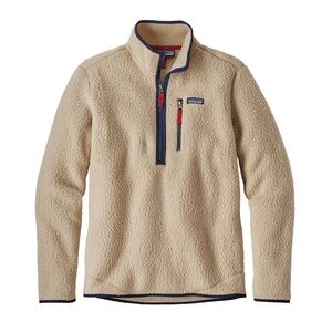 Patagonia XL Men's Retro Pile Pullover NWT Khaki